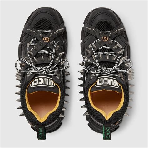 gucci spikes shoes|gucci flashtrek spikes.